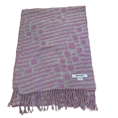 Bufanda Johnstons de cachemir, lana merino y mezcla de seda nueva sin etiquetas Foto 1 de 4