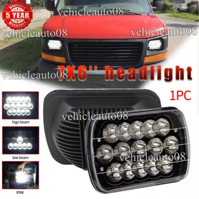 7x6" LED Headlight High Low sealed Beam Fit GMC Savana Express 1500 2500 3500 - Image 1 of 4