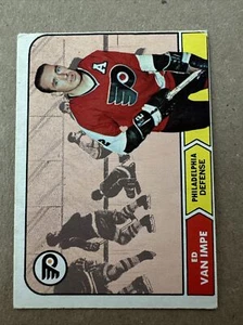 1968-69 Topps #91 ED VAN IMPE Philadelphia Flyers Vintage NHL Hockey Card EX 🏒 - Picture 1 of 10