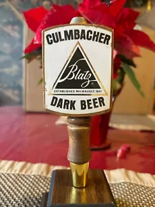 CULMBACHER BLATZ DARK BEER TAP HANDLE! VINTAGE! - Picture 1 of 4
