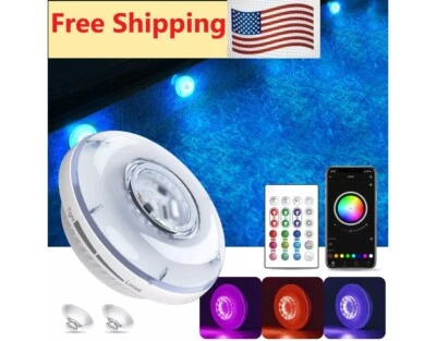 New Pool LED Light Waterproof  Remote Control Color Changing Light outdoor decor - Image 1 of 4