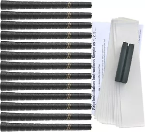 Tacki-Mac Tour Pro Jumbo Black Golf Grip Kit (13 Grips, Tape, Clamp) - Picture 1 of 2