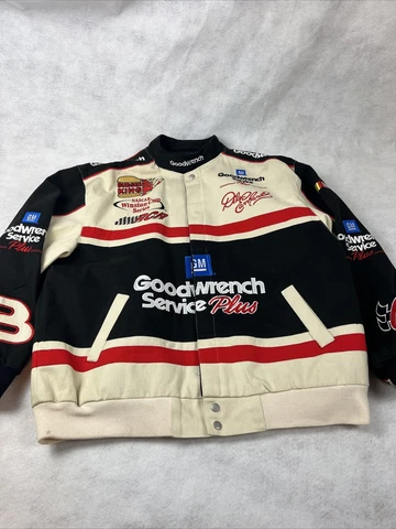 Dale Earnhardt Racing Jacket. Jeff Hamilton Label. Size Large. Cotton. Vintage Cover