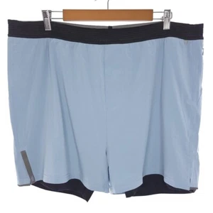 Rhone 4" Swift Short Lined Heron Blue Lightweight Breathable Anti Odor Size XXL - Picture 1 of 14