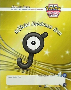 Pokemon League UNOWN Store Display Sign/Poster 710x560mm, Wizards of the Coast - Picture 1 of 1