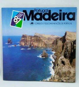 JAR P82 Portugal Madeira 1987 Year set MNH 7v Birds Buildings in Special Folder - Picture 1 of 8