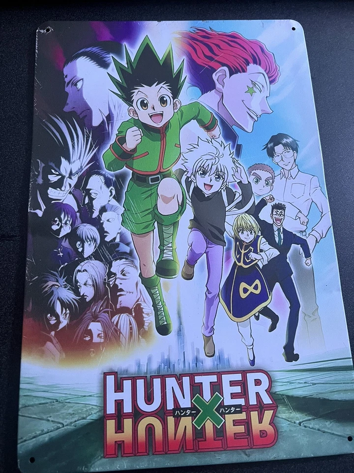 Póster de metal Hunter X Hunter - programa de televisión manga/anime (arte clave/funcionamiento) Foto 1 de 1