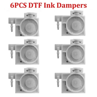 ACHI 6pcs Ink Dampers Ink Bag for A3 DTF Printer Direct to Film Printer White