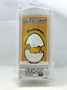FiGPiN:  Gudetama (darkness) #512 LOCKED Sealed/NIB - Picture 1 of 3