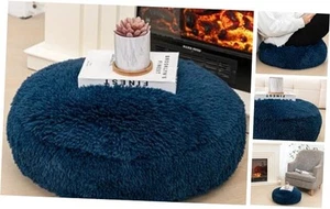 Soft Floor Pillow Large Floor Cushion for Sitting Fur Meditation Pillow - Picture 1 of 8