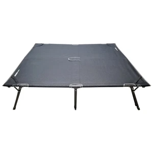 Cama de Camping Doble Plegable - Cuna de Campamento con Marco de Acero para 2 Personas 190x130cm - Imagen 1 de 1