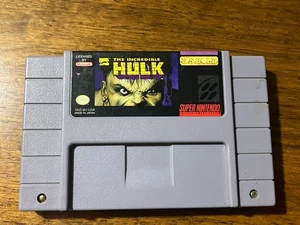 The Incredible Hulk (Super Nintendo SNES, 1994) *TESTED* Cartridge Only - Picture 1 of 7