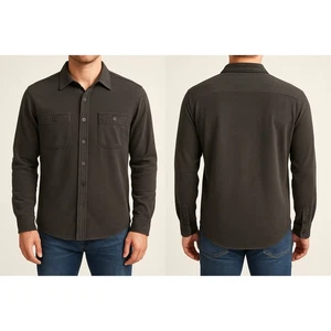 Faherty Brand Legend Pullover Shirt Washed Black Herren Gr. L 100% Bio Baumwolle - Bild 1 von 7