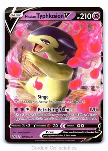 Hisuian Typhlosion V SWSH237 - SWSH Black Star Promo - Pokemon Card - Near Mint - Foto 1 di 2