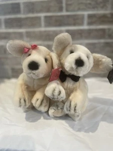 Victoria's Secret SPIKE & LILY 7 Zoll Plüschhunde PAAR limitierte Auflage - Bild 1 von 17