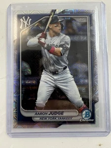 2024 Bowman Chrome Mega Box Mojo Refractor #80 Aaron Judge New York Yankees - Picture 1 of 2