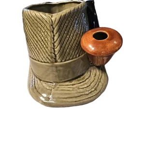 Maceta de sombrero y pipa vintage INARCO E-2331 - Japón mediados de siglo cerámica novedad... - Imagen 1 de 8
