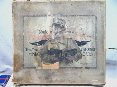 American Flyer Prewar "O" Gauge Mailcar  Set w/ Box Partial - Image 1 of 4