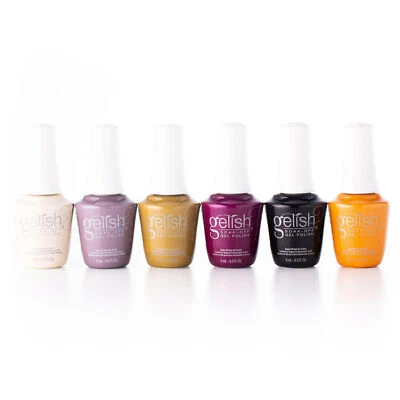 Gelish Otoño 2023 Colección Cambio de Ritmo Esmalte de Uñas Gel Remojo, (Paquete de 6) Foto 1 de 4