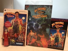 Lot of 3 BIG TROUBLE IN LITTLE CHINA Reaction Figure Gracie Law, VHS, Lootcrate