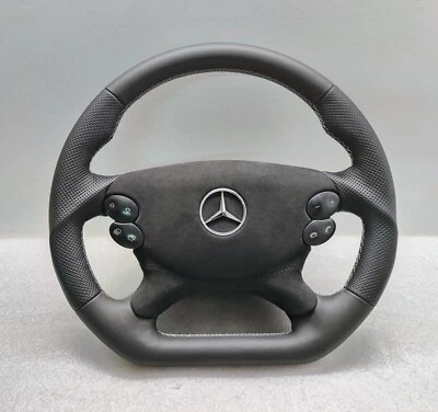 Mercedes AMG SL55 R230 2005 volante G55 Clk55 SL500 botón de cambio plano w209 Foto 1 de 4