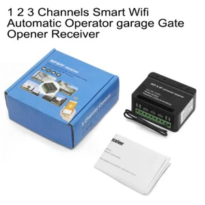 1 2 3 canales Smart Wifi Operador Automático Garaje Abridor Puerta Receptor - Imagen 1 de 9