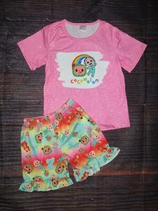 NEW Boutique Cocomelon Girls Shorts Outfit Set - Picture 1 of 7