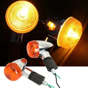 Par de luces de señal de giro ámbar para Honda Shadow VT ACE Aero Spirit VLX 600 750 - Imagen 1 de 12