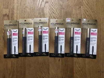 Pack of 6 Loreal Voluminous Mascara 0.28 Fl Oz Each #315 Black Brown - Image 1 of 4