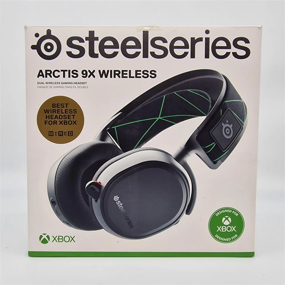 SIEHE HERSTELLERANGABEN SteelSeries Arctis 9X Integrierte Xbox Wireless Bluetooth bis 20h Akkulaufzeit