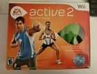 EA Sports Active 2 Nintendo Wii CIB Fitness Active Exercise Band Included Tested
