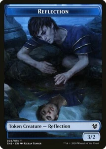 Reflection Token 10x - Blue - Yanner Art - THB Theros Beyond Deat - MTG Magic NM - Picture 1 of 1