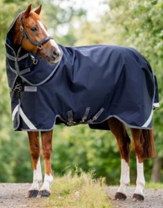 Horseware Rambo Supreme Turnout Rug Vari-Layer Medium 250g Navy 1680D 5'0"-7'3" - Picture 1 of 17