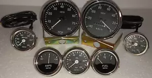 Kit de medidor Smiths temperatura + aceite + combustible + amplificador + temperatura de aceite + velocímetro + réplica de velocímetro - Imagen 1 de 8