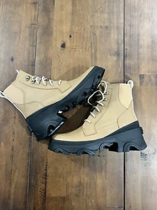 Botas impermeables Sorel Brex para mujer de encaje Tawny Buff talla 8,5 senderismo informales - Imagen 1 de 6