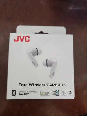 JVC Gumy True Wireless Earbuds Headphones HA-B5T White - Image 1 of 2