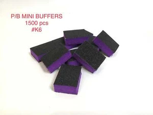 1500pcs 2 sided 80/100 Grit Sanding Mini Small Buffer Blocks Wholesale P/B - Picture 1 of 1