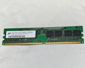 Micron MT16HTF6464AY-40EB2 512MB DDR2 400 CL3 RAM Memory - Picture 1 of 3