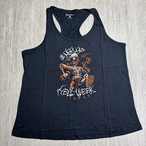 Orange Theory Hell Week 2024 Women's Tank Top Shirt Zombie Skull NEW ALL OUT! - Picture 1 of 3