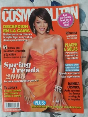  COSMOPOLITAN MEXICAN MAGAZINE Rihanna On Cover! 2008 - Image 1 of 2