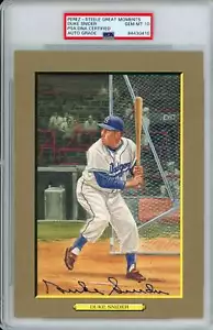 Duke Snider Autographed Perez Steele Great Moments Post Card (PSA) - Picture 1 of 1