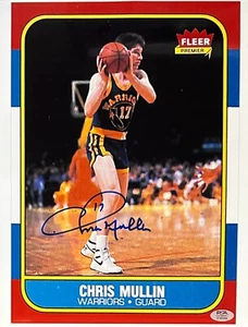 Chris Mullin autographed signed 11x14 photo NBA Golden State Warriors PSA - Picture 1 of 1