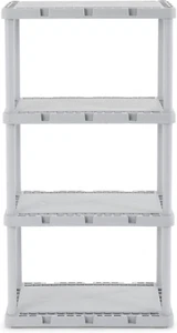 4 Shelf Knect-A-Shelf Ventilated Light Duty Storage Unit Organizer System for Ho - Picture 1 of 9