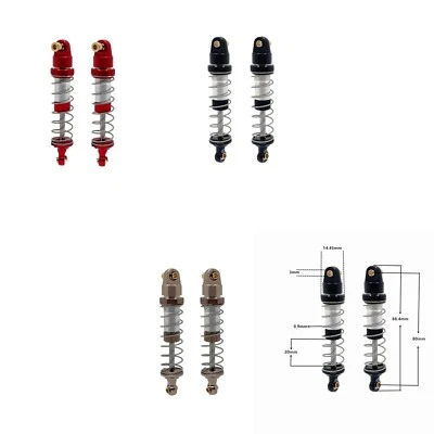 Aluminum metal shock absorber Oil Damper For MJX Hyper Go 1/12 H12Y H12Y+ Rc Car - Image 1 of 4