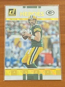 🏈 2017 Panini Donruss Football Team Heroes Insert #20 Aaron Rodgers 🏈 - Imagen 1 de 2