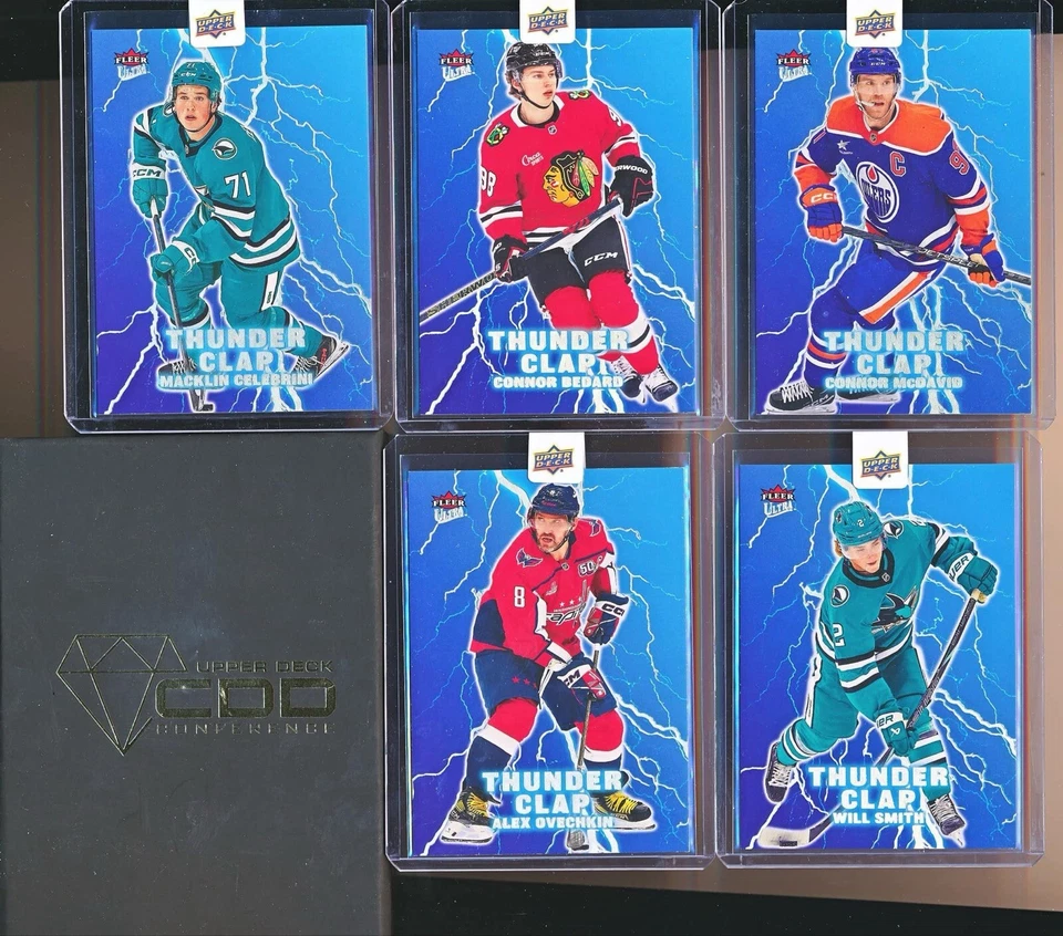 2025 Upper Deck CDD Fleer Ultra Thunder Clap 5 Card Complete Set - Image 1 of 1