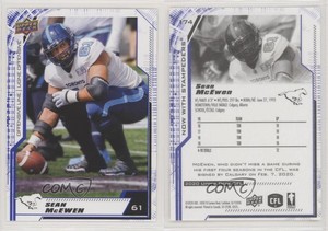 2020 Upper Deck CFL Blue Sean McEwen #174