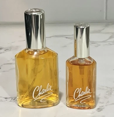 Lote de 2 - Charlie Revlon Colonia Spray 1.3 OZ + 0.5 OZ NUEVO SIN CAJA Foto 1 de 4