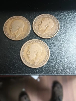 Lot of British King George V Half-pennies 1911-1936 - Image 1 of 4