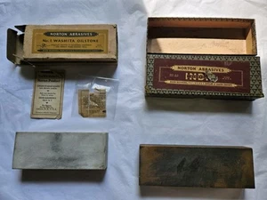 Abrasivos Norton No. 1 piedra oleaginosa de lucio Washita excelente + India Behr Manning para herramienta - Imagen 1 de 22